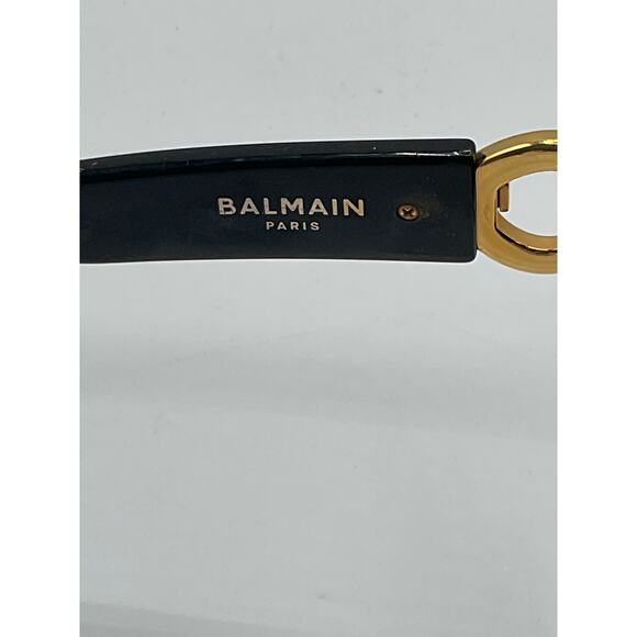 Pre-Owned Balmain Unisex Imperial Sunglasses, Black/Gold - Picture 8 of 9